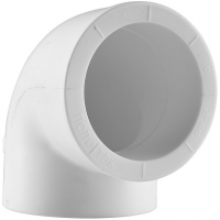 Угольник 75 мм 90° Политэк PPRC белый внутренний-внутренний, для полипропиленовых труб