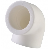 Угольник 32 мм 90° Политэк PPRC белый внутренний-внутренний, для полипропиленовых труб