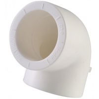 Угольник 40 мм 90° Политэк PPRC белый внутренний-внутренний, для полипропиленовых труб
