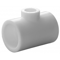 Тройник переходной 40 х 20 х 40 мм Политэк PPRC белый, для полипропиленовых труб