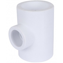 Тройник переходной 40 х 25 х 40 мм Политэк PPRC белый, для полипропиленовых труб