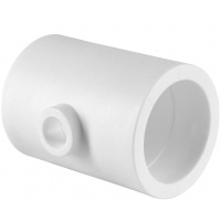 Тройник переходной 63 х 20 х 63 мм Политэк PPRC белый, для полипропиленовых труб