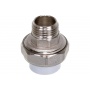 Муфта 20 мм х 1/2"нр разъемная Политэк PPRC белый, для полипропиленовых труб
