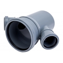 Крестовина 110x50x50/45° одноплоскостная канализационная Политэк