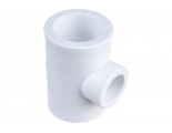 Тройник переходной 32 х 20 х 32 мм Политэк PPRC белый, для полипропиленовых труб