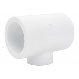 Тройник переходной 40 х 25 х 40 мм Политэк PPRC белый, для полипропиленовых труб