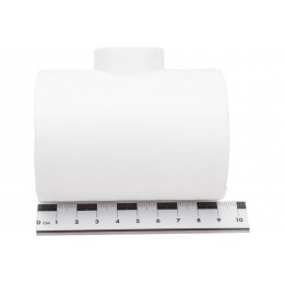 Тройник переходной 50 х 25 х 50 мм Политэк PPRC белый, для полипропиленовых труб