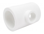 Тройник переходной 50 х 25 х 50 мм Политэк PPRC белый, для полипропиленовых труб
