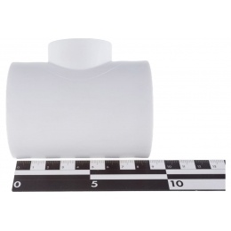 Тройник переходной 50 х 32 х 50 мм Политэк PPRC белый, для полипропиленовых труб