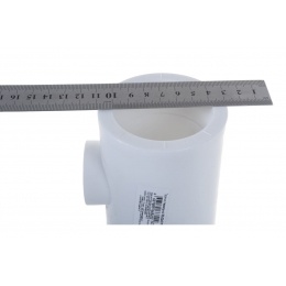 Тройник переходной 63 х 32 х 63 мм Политэк PPRC белый, для полипропиленовых труб