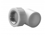 Угольник 32 мм х 1"вр Политэк PPRC белый, для полипропиленовых труб