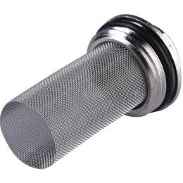 Фильтр сетчатый 40 мм 45º Политэк PPRC белый внутренний-наружный, для полипропиленовых труб