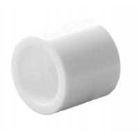 Муфта 32 мм внутренний-внутренний Политэк PPRC белый, для полипропиленовых труб