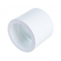 Муфта 40 мм внутренний-внутренний Политэк PPRC белый, для полипропиленовых труб