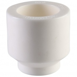 Муфта 50 х 25 мм наружный-внутренний Политэк PPRC белый, для полипропиленовых труб
