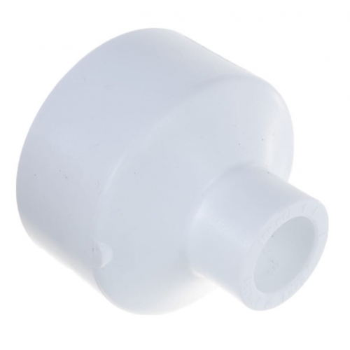 Муфта 63 х 20 мм наружный-внутренний Политэк PPRC белый, для полипропиленовых труб купить в интернет магазине Санрай73