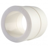 Муфта 63 х 50 мм наружный-внутренний Политэк PPRC белый, для полипропиленовых труб