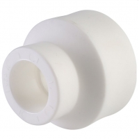 Муфта 63 х 20 мм внутренний-внутренний Политэк PPRC белый, для полипропиленовых труб
