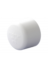 Заглушка 25 мм Политэк PPRC белый, для полипропиленовых труб