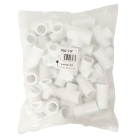 Тройник равнопроходной 25 мм СТК PP-R белый, пакет 30 шт