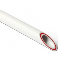 Труба 63х8,6 мм СТК PPR белый, PN 20, SDR 7.4, стекловолокно