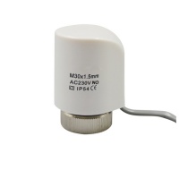 Сервопривод Vieir VR1124 для термостатических клапанов 230V нормально открытый электротермический