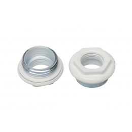 Пробка для алюминиевого радиатора проходная левая 1" х 1/2"