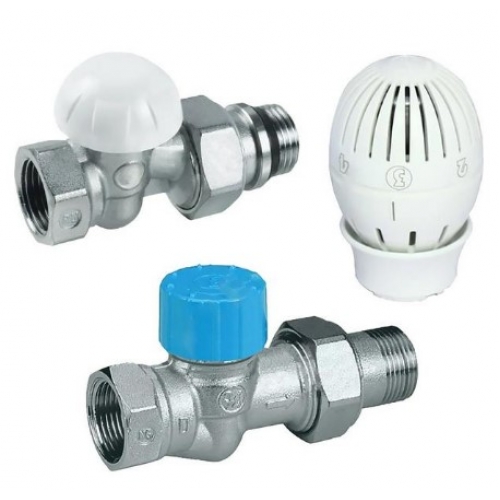 Комплект радиаторный термостатический прямой 3/4 Giacomini купить в интернет магазине Санрай73