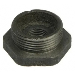 Пробка для чугунного радиатора проходная левая 1 1/4" х 1/2"