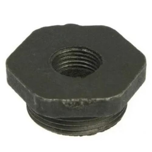 Пробка для чугунного радиатора проходная правая 1 1/4" х 1/2" купить в интернет магазине Санрай73