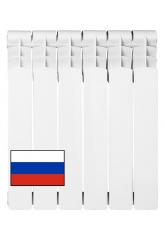 Радиатор алюминиевый АТМ Thermo Energia 500/95 6 секций, боковое подключение, белый