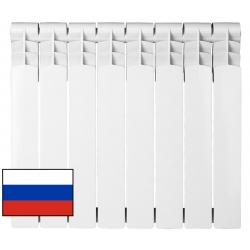 Радиатор алюминиевый АТМ Thermo Energia 500/95 10 секций, боковое подключение, белый
