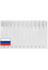 Радиатор алюминиевый АТМ Thermo Energia 500/95 12 секций, боковое подключение, белый