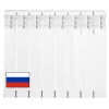Радиатор биметаллический АТМ Thermo Metallo 500/80 8 секций, боковое подключение, белый