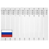 Радиатор биметаллический АТМ Thermo Metallo 500/80 10 секций, боковое подключение, белый