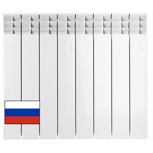 Радиатор биметаллический АТМ Thermo Progresso 500/100 8 секций, боковое подключение, белый купить в интернет магазине Санрай73