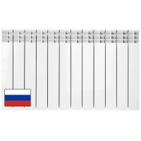 Радиатор биметаллический АТМ Thermo Progresso 500/100 12 секций, боковое подключение, белый