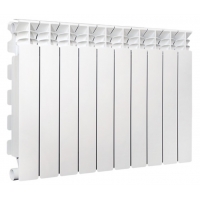 Радиатор алюминиевый Fondital Ardente C2 500/100 10 секций , боковое подключение, белый