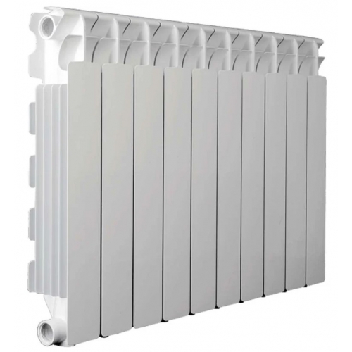 Радиатор алюминиевый Fondital Calidor Super B4 500/100 10 секций, боковое подключение, белый купить в интернет магазине Санрай73