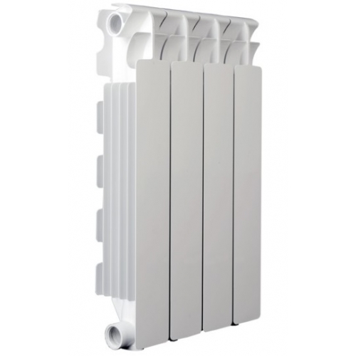 Радиатор алюминиевый Fondital Calidor Super B4 500/100 4 секции, боковое подключение, белый купить в интернет магазине Санрай73