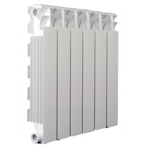 Радиатор алюминиевый Fondital Calidor Super B4 500/100 6 секций, боковое подключение, белый купить в интернет магазине Санрай73