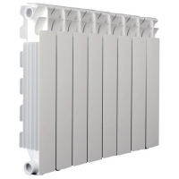 Радиатор алюминиевый Fondital Calidor Super B4 500/100 8 секций, боковое подключение, белый