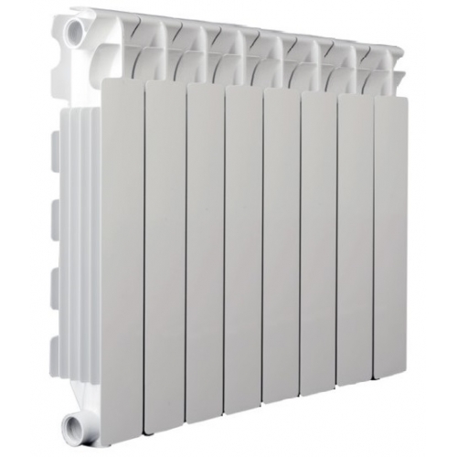 Радиатор алюминиевый Fondital Calidor Super B4 500/100 8 секций, боковое подключение, белый купить в интернет магазине Санрай73