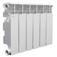 Радиатор алюминиевый Fondital Exclusivo B4 350/100 6 секций, боковое подключение, белый