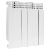Радиатор биметаллический Fondital Alustal 500/100 6 секций, боковое подключение, белый