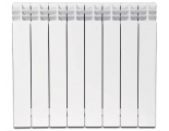 Радиатор биметаллический Fondital Alustal 500/100 8 секций, боковое подключение, белый