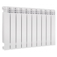 Радиатор биметаллический Fondital Alustal 500/100 10 секций, боковое подключение, белый