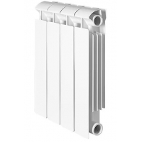 Радиатор биметаллический Global Style Extra 350/80 4 секции, боковое подключение, белый