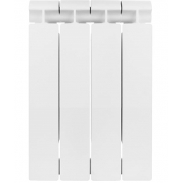 Радиатор биметаллический Global Style Extra 350/80 4 секции, боковое подключение, белый