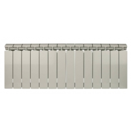 Радиатор биметаллический Global Style Extra 350/80 14 секций, боковое подключение, белый